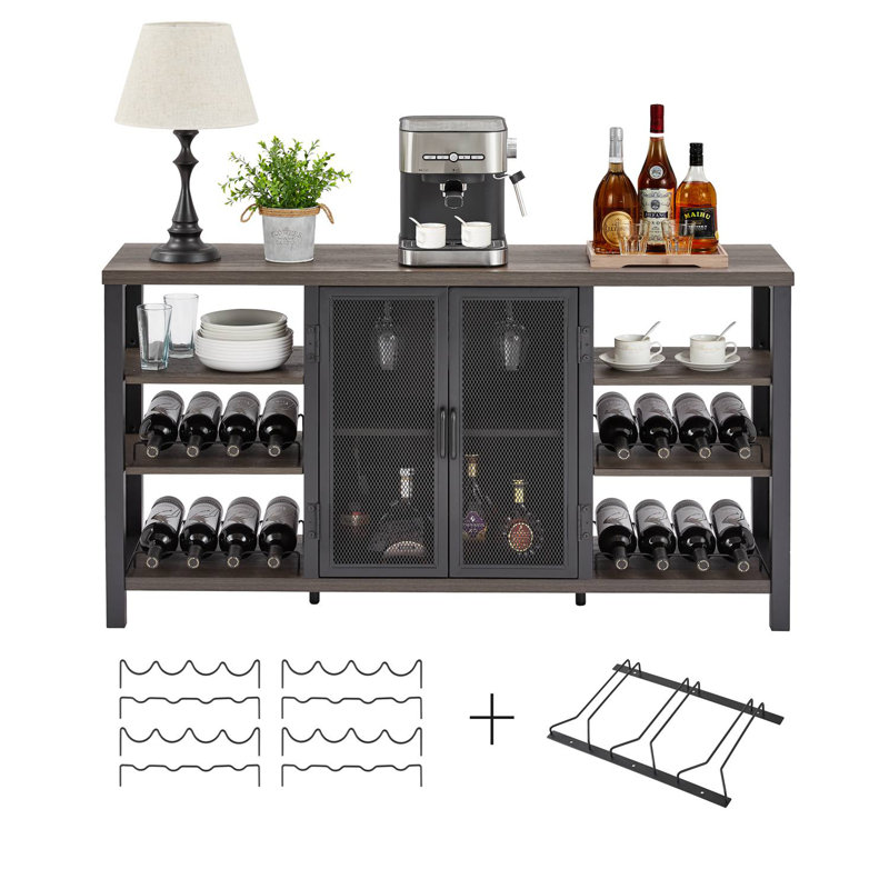 Williston Gaphna Industrial Coffee Bar & Reviews Wayfair